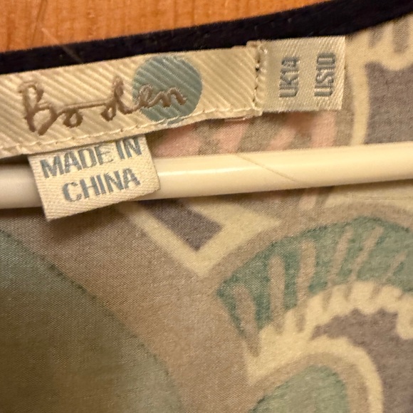 Boden Bead-Adorned Sleeveless Floral Top - Picture 4 of 5